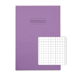 Rhino A4 Exercise Book 80 Page Purple S7 (Pack of 50)