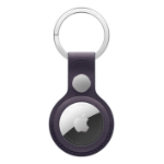 Apple AirTag FineWoven Key Ring – Midnight Purple