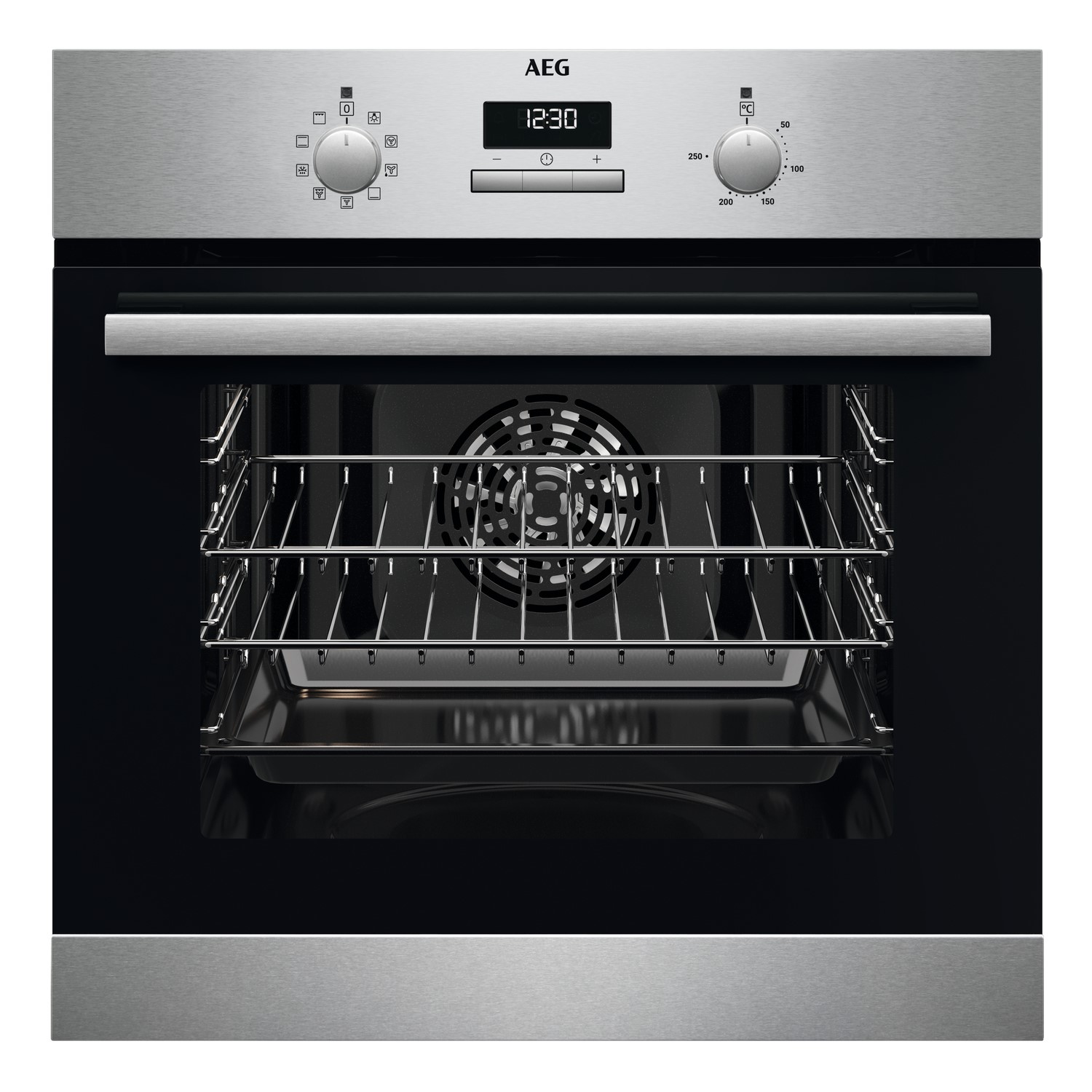 Photos - Other for Computer AEG Series 6000 Electric Single Oven - Stainless Steel 944068451 