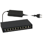 PULSAR S108-90W network switch Managed Fast Ethernet (10/100) Power over Ethernet (PoE) Black