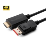 Microconnect MC-DP-HDMI-0504K video cable adapter 0.5 m DisplayPort Black