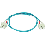 Monoprice 11430 InfiniBand/fibre optic cable 354.3" (9 m) SC OFNR Aqua color