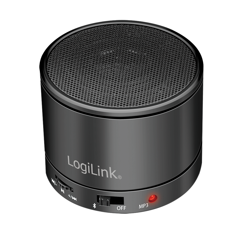 LogiLink Speaker, portable, BT 5.3, Micro SD, black