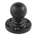 RAM Mounts Large Round Plate with 6-Hole Pattern and Ball