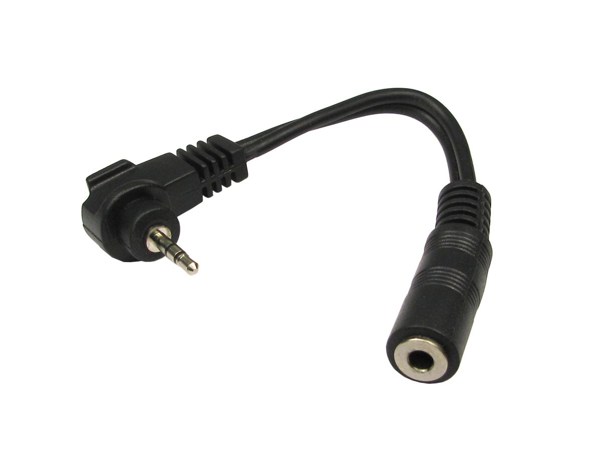 Cables Direct 3-2M-3FAD audio cable 0.065 m 2.5mm 3.5mm Black