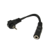 Cables Direct 3-2M-3FAD audio cable 0.065 m 2.5mm 3.5mm Black