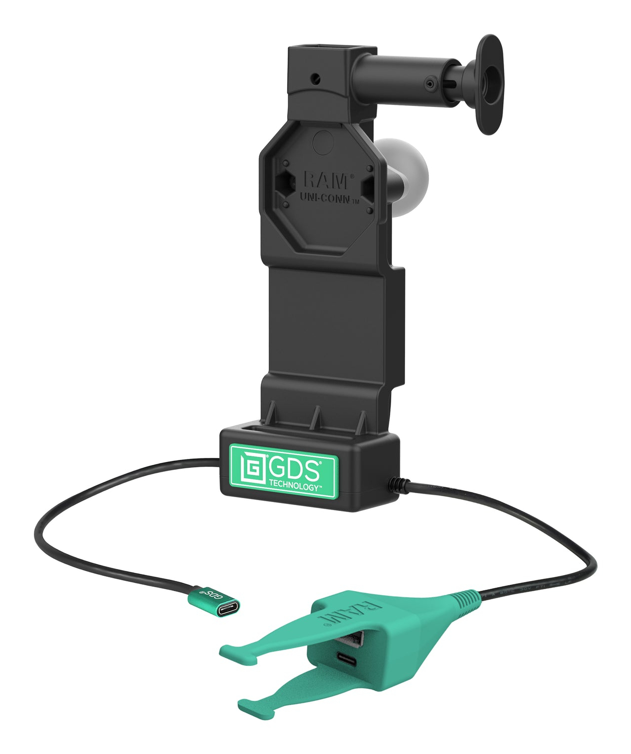 RAM Mounts GDS Uni-Conn mobile device dock station Tablet Black. Green