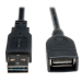 Tripp Lite UR024-001 USB cable 11.8" (0.3 m) USB 2.0 USB A Black