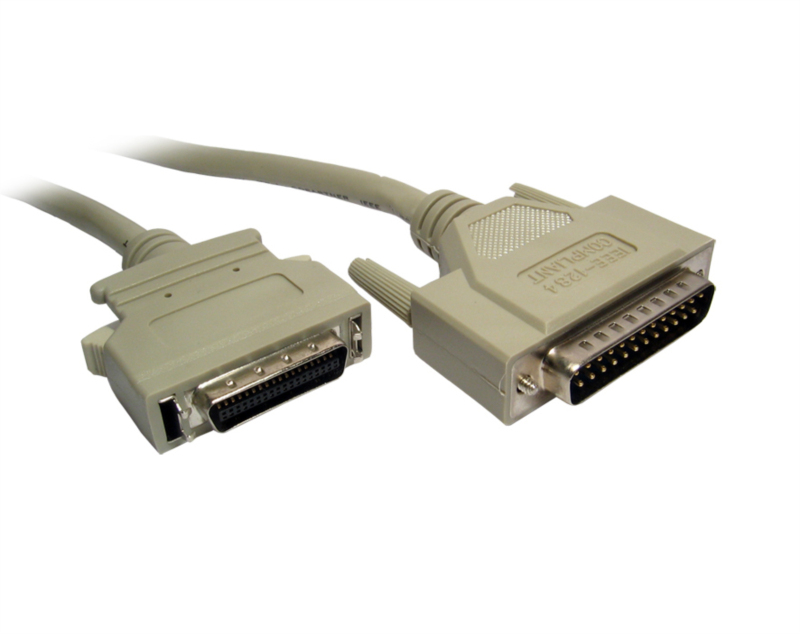 Cables Direct IEEE 1284 Micro 36c Printer Cable parallel cable Beige 5 m