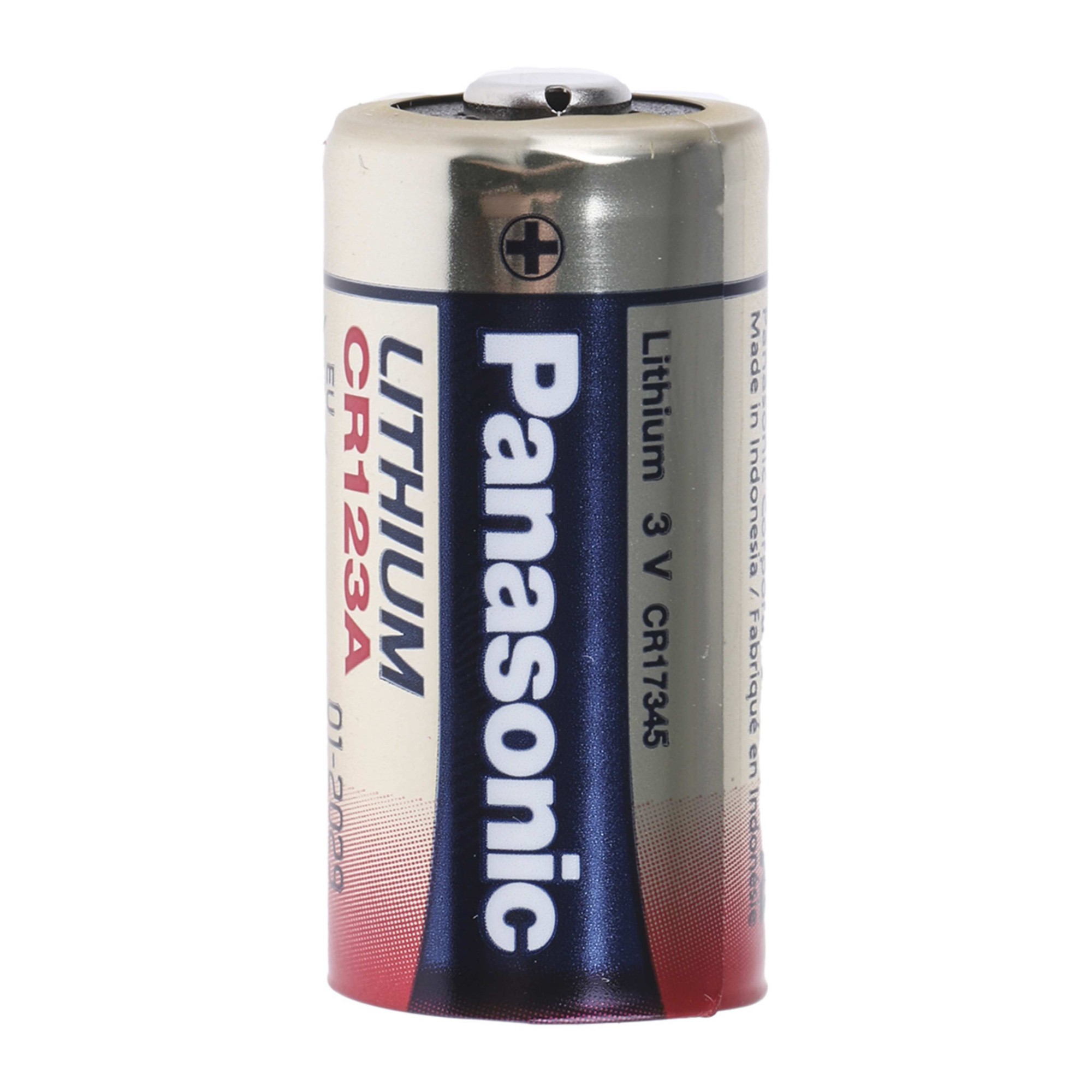 Panasonic Lithium Manganese Dioxide 3V. CR123A Camera Battery