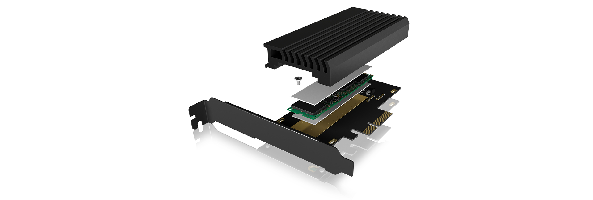 ICY BOX IB-PCI214M2-HSL interface cards/adapter Internal M.2