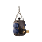 Bachmann Energy cube power extension 4 AC outlet(s) Outdoor Black, Blue