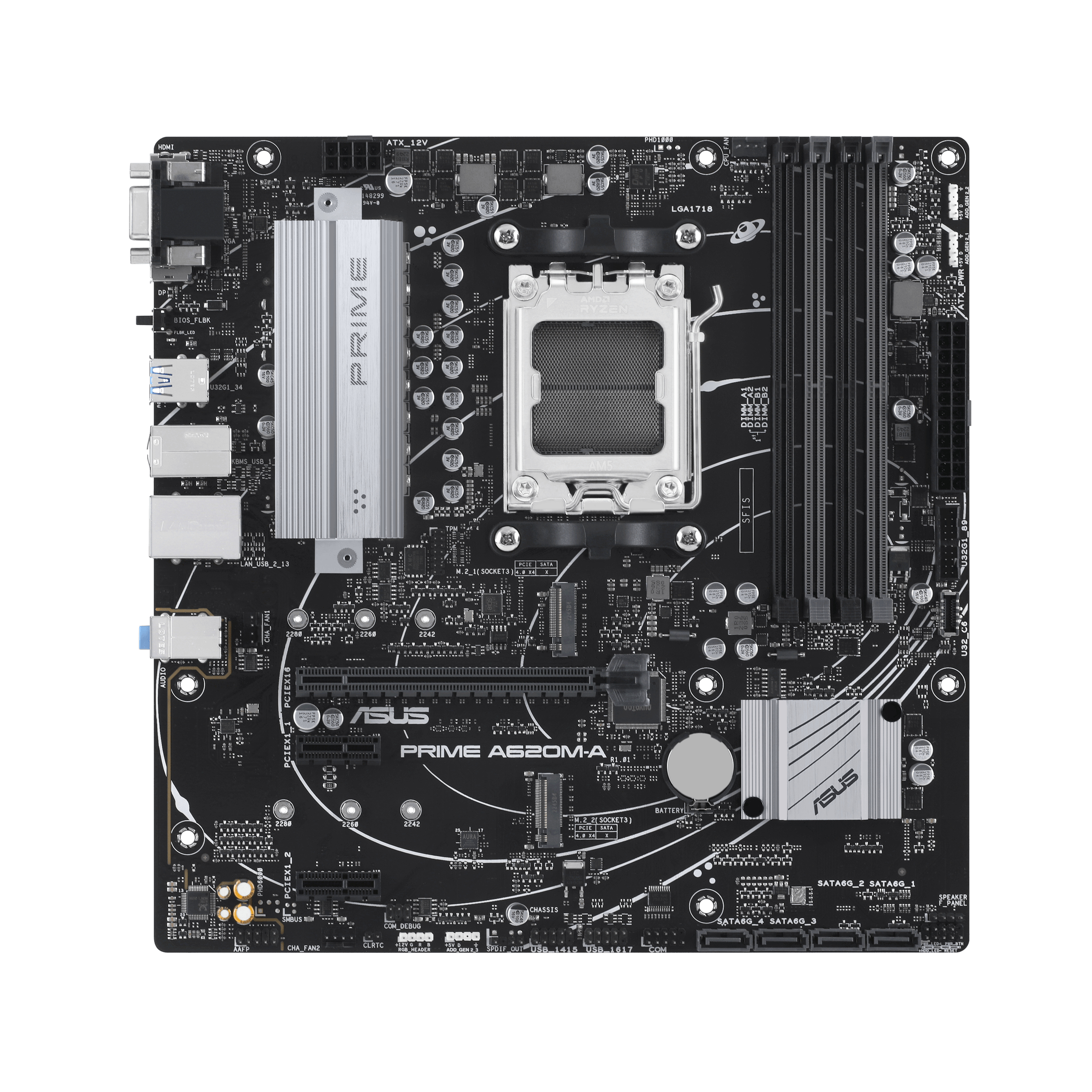 Image of ASUS PRIME A620M-A-CSM AMD A620 Socket AM5 micro ATX