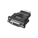 Hama 00200339 cable gender changer HDMI Type A (Standard) DVI-I Black
