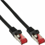 InLine Patch Cable S/FTP PiMF Cat.6 250MHz PVC copper black 25m