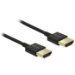 DeLOCK HDMI/HDMI, 1 m HDMI cable HDMI Type A (Standard) Black