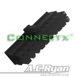 Image of AC Ryan Connectx ATX20pin Female - Black 100x