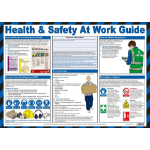 Safety First Aid Gro Health and Safety at Work Guidance Poster A2 Laminated