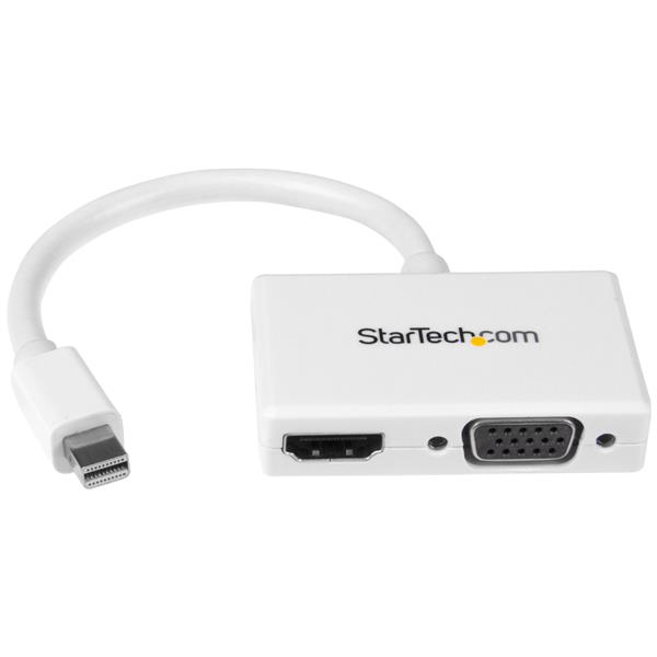 Image of StarTech.com Travel A/V Adapter: 2-in-1 Mini DisplayPort to HDMI...