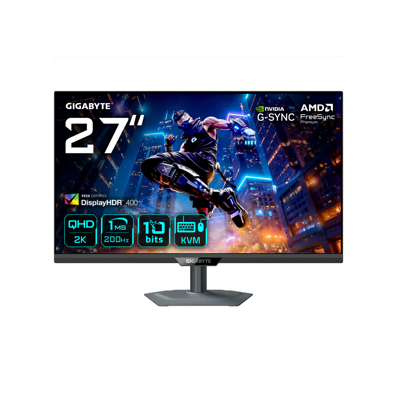 Gigabyte M27Q2 QD 27" SS IPS QHD 200Hz 1ms Gaming Monitor