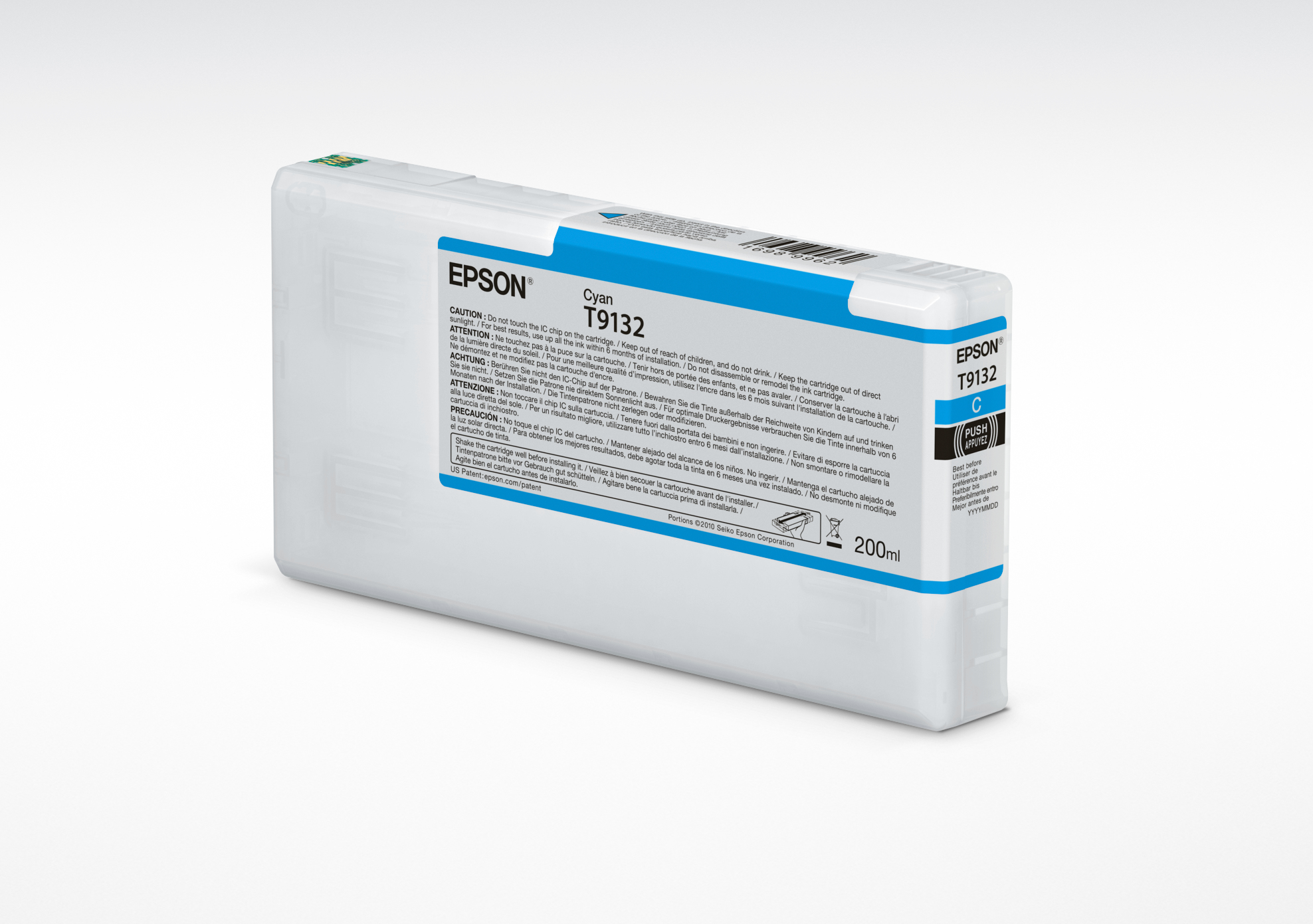 Image of Epson C13T913200/T9132 Ink cartridge cyan 200ml for Epson SC-P 5000/V