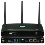 SY Electronics Wireless presentation/collaboration Switcher - 3x USB-B 3.0, 1x HDMI 2.0 Output, 3x USB-B 3.0, 1x USB-C, 1x USB-B 2.0/USB-C, 1x RS232, 2x LAN (1x PoE), 1x 3.5mm Audio Jack Output