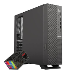 STYLOS Gabinete Oficina Mince Slim ITX Stylos con fuente de poder 550W STGAMN1B -