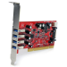 StarTech.com Tarjeta Adaptador PCI USB 3.0 SuperSpeed de 4 puertos con Conector LP4 SATA - Hub Concentrador Interno