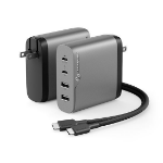ALOGIC WCG4X100SGR-US mobile device charger Black, Gray Indoor