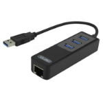 UNITEK Y-3045C laptop dock/port replicator USB 3.2 Gen 1 (3.1 Gen 1) Type-A Black