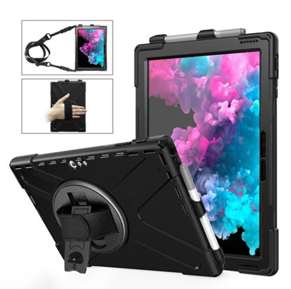 JLC Microsoft Surface Pro 7 Plus/7/6/5/4 Wolverine with Stylus WITH Screen - Black 31.2 cm (12.3") Bumper