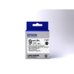 Epson Transparent Tape - LK-3TBN Clear Blk/Clear 9/9