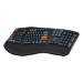 Adesso EasyTouch 1500 keyboard Home/Office USB + RF Wireless + Bluetooth QWERTY US English Black, Gray