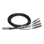Axiom 0.5m, QSFP+/4xSFP+ InfiniBand cable 19.7" (0.5 m) QSFP+ 4xSFP+ Black