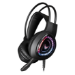 Varr Pro Gaming Headset with RGB Backlight, Works with PS5 and Xbox Series X/S, Microphone Boom, 15mW speakers, uses 3.5mm for music output and USB-A port for powering the backlight only, Cable 2.1m, Black