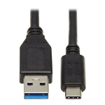 Tripp Lite U428-20N-G2 USB cable 19.7" (0.5 m) USB 3.2 Gen 2 (3.1 Gen 2) USB C USB A Black