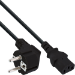 InLine B-16655 power cable Black 5 m Power plug type F C13 coupler