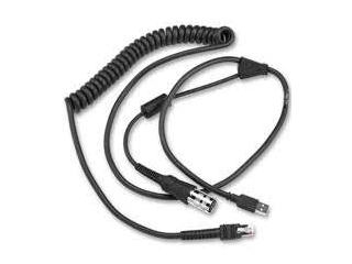 Image of Zebra CBA-UF5-C09ZAR serial cable Black USB Type-A Mini-DIN (8-pin)