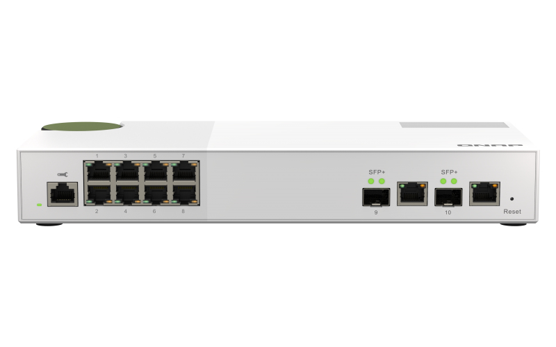 Image of QNAP QSW-M2108-2C network switch Managed L2 2.5G Ethernet...