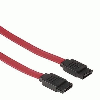 Hama Internal SATA Cable, 0.6 m SATA-kablar 0,6 m Röd