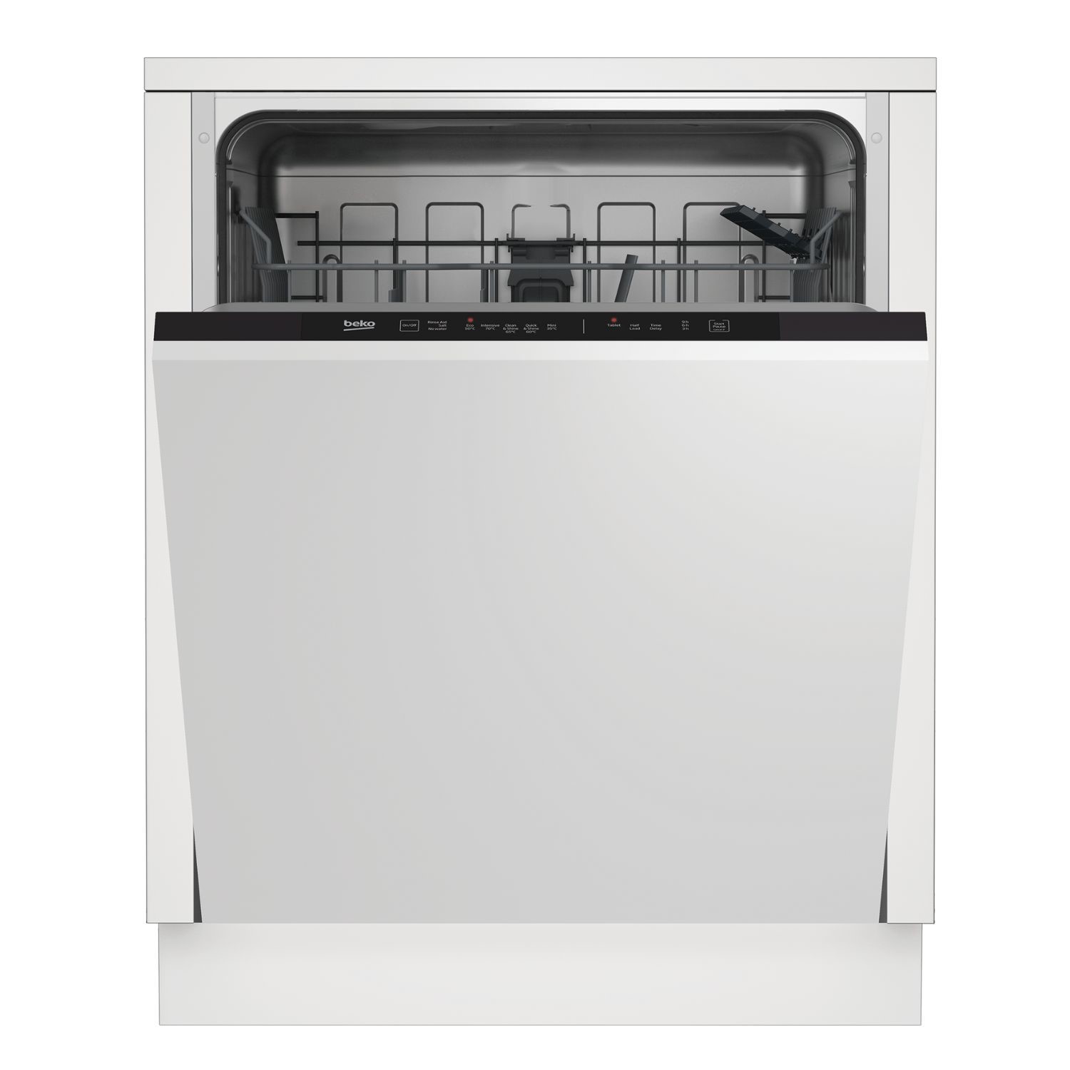 BEKO  DIN15X20 Integrated Dishwasher ? Quick&Shine?. Black Control
