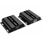 Rocstor Y10G002-B1 AV extender AV transmitter & receiver Black