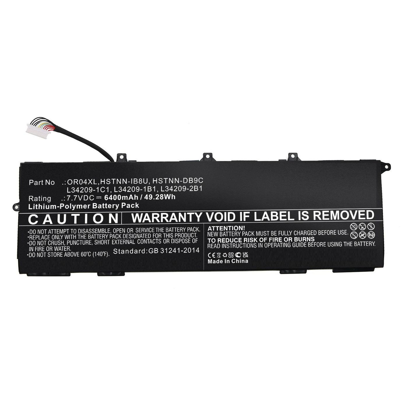Image of CoreParts MBXHP-BA0301 laptop spare part Battery