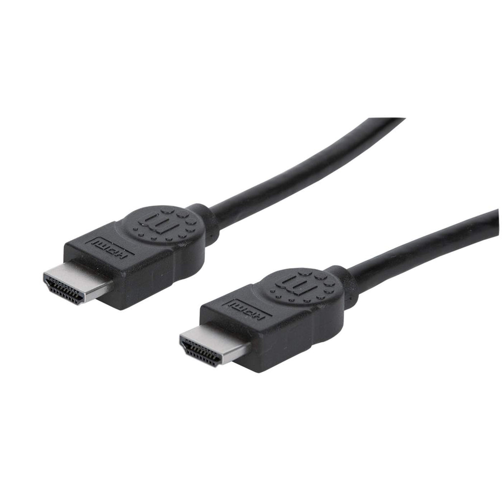 Manhattan HDMI 4K@30Hz Cable with Ethernet, 3m, Suitable for ALL 1080p/HD and Majority of 4K Uses (Check Your System 4K Specification to Be Sure), Black, High Speed, Lifetime Warranty, Equivalent to HDMM3MHS