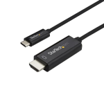 StarTech.com 3ft (1m) USB C to HDMI Cable - 4K 60Hz USB Type C to HDMI 2.0 Video Adapter Cable - Thunderbolt 3 Compatible - Laptop to HDMI Monitor/Display - DP 1.2 Alt Mode HBR2 - Black