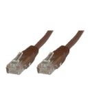 Microconnect UTP501BR netwerkkabel Bruin 1 m Cat5e U/UTP (UTP)