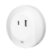 LogiLink LED night light, twilight sensor, 1x USB-A, 1x USB-C, 18W