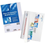 GBC BINDING COVER 150MIC A4 PACK 25 CLEAR