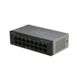 Cisco Small Business SF110D-16HP Unmanaged L2 Fast Ethernet (10/100) Power over Ethernet (PoE) 1U Black