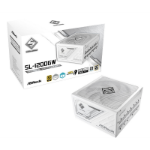 Asrock SL-1200GW 1200W ATX Power Supply Unit, 80 PLUS GOLD Certified, 135mm Striped Axial FDB Fan, High Efficiency PSU